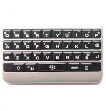 Клавиатура английская BlackBerry KEY2 серебристая (в сборе)