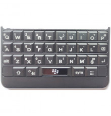 Клавиатура английская BlackBerry KEY2 черная (в сборе)