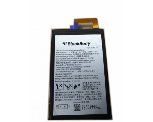 Аккумулятор BlackBerry Keyone Battery BAT-63108-003/TLp034E1