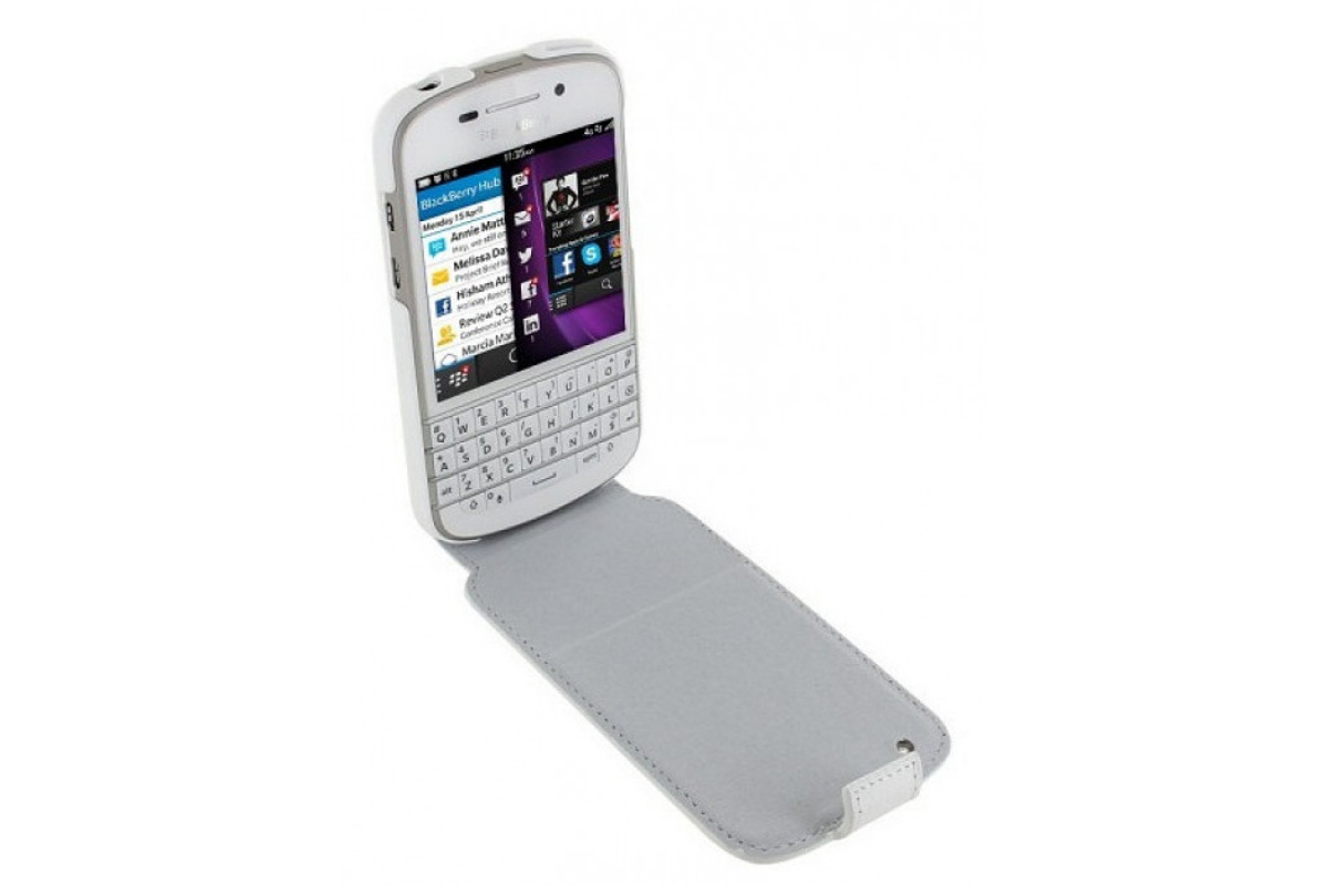 Купите кожаный чехол Flip Shell Case для BlackBerry Q10 по цене 700 рублей  с доставкой по Москве. Звоните ☎ 8 (495) 54-595-54 для заказа!