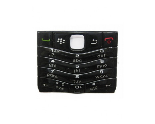 Клавиатура английская чёрная BlackBerry 9105 Pearl Keyboard
