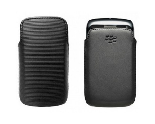 Чехол кожаный Leather Pocket Case BlackBerry 9360