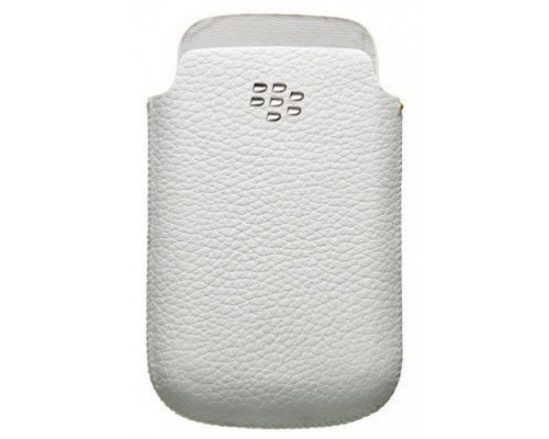 Чехол белый кожаный Leather Pocket BlackBerry 9700/9780 HDW-31343-002