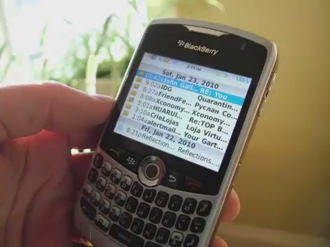 Настройка электронной почты BlackBerry 10